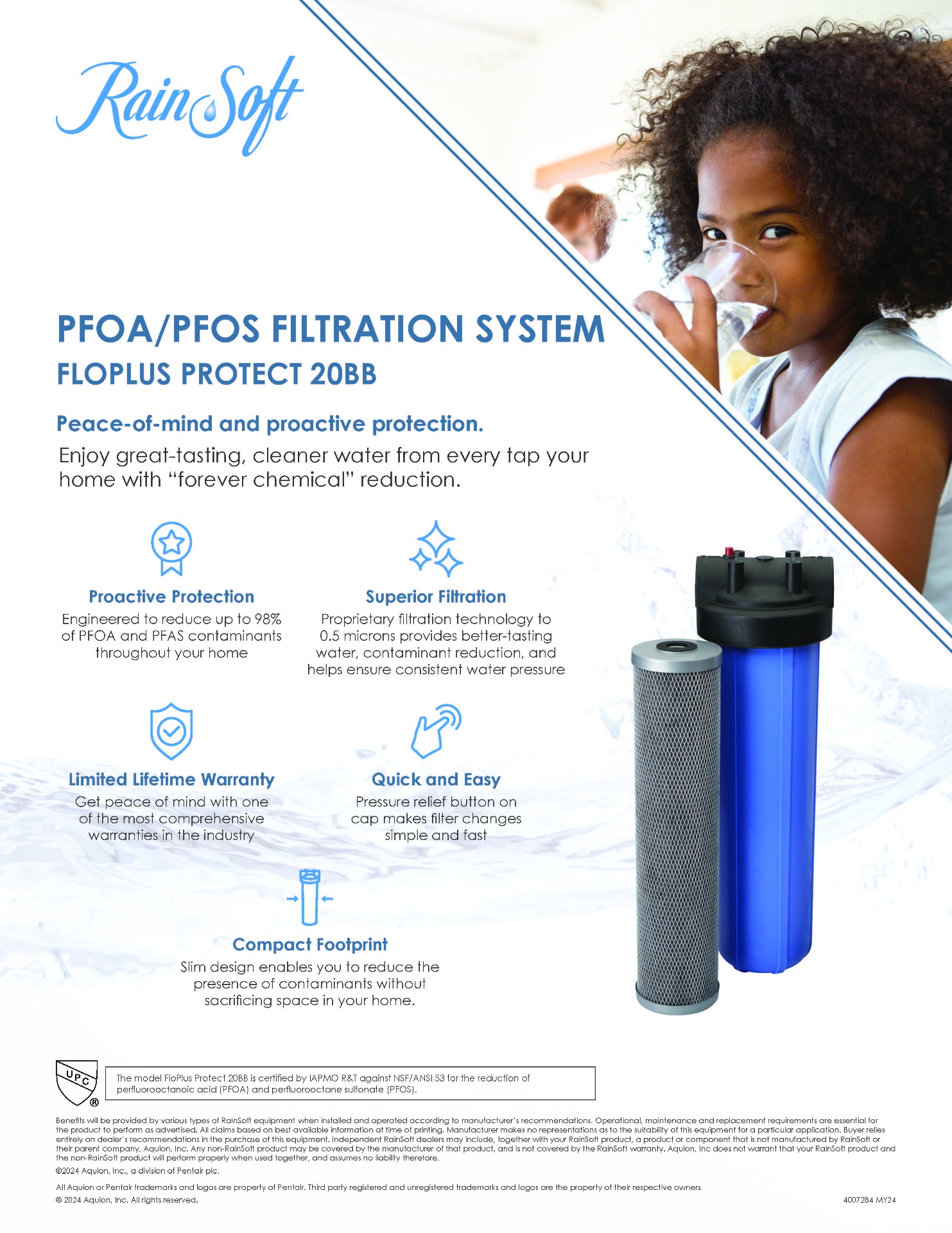 FloPlus Protect 20BB whole-home PFAS filtration system